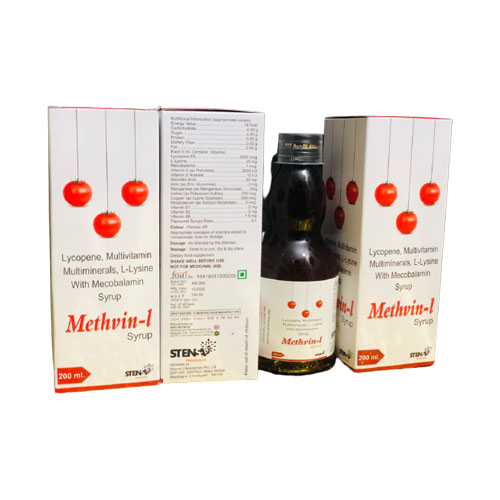 `LYCOPENE, L-LYSINE WITH MECOBALAMIN & MUTIVITAMIN MULTIMINEARLS SYRUP
