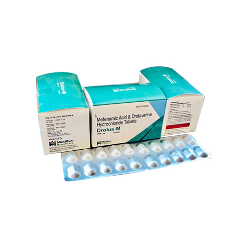 Mefenamic Acid 250 mg + Drotaverine 80 mg Tablet