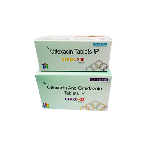 Ofloxacin 200mg & ornidazole 500mg Tablet