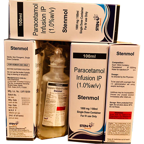 Paracetamol Infusion IP (1.0%w/v)